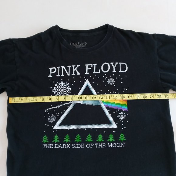 Pink Floyd Dark side of the Moon Snowflake Festive Tee - Picture 3 of 6